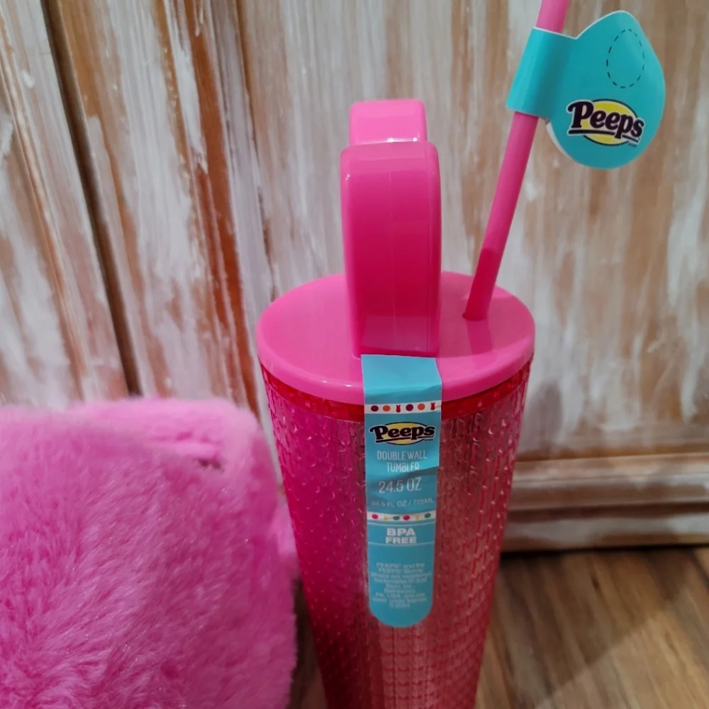 NWT Peeps Treat Basket & Grid Tumbler Bundle - Picture 5 of 6